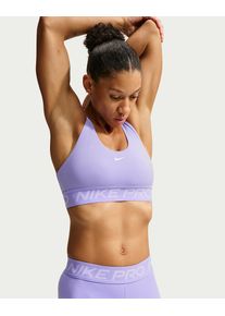Sport-BH Nike "W NP DF 365 LS BRA", Damen, Gr. XXL, N-Gr, lila (lila pulse, wei&szlig;), Obermaterial: 83% Polyester, 17% Elasthan, BHs Sport-BH, Nike Pro