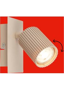 Briloner Leuchten LED Deckenspot "IDA", beige, 1, H: 9cm, 1 Stk., Leuchten, 13x8x9 cm, Wohnzimmer, Schlafzimmer, Flur, B&uuml;ro, LED Deckenspot
