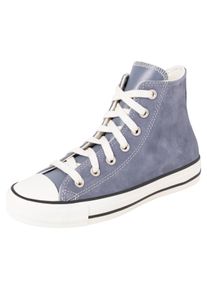 Sneaker Converse "Chuck Taylor All Star", Damen, Gr. 37,5, Synthetik, blau (shady, egret, schwarz), Leder, Schuhe Sneaker, winterfestes Leder, zwei unterschiedliche farbige Laces inklusive