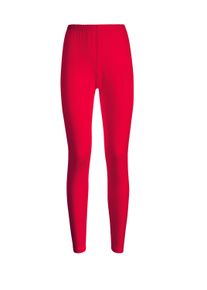 Leggings SIEH AN "Leggings Leggings mit Rundum-Dehnbund", Damen, Gr. 54, Normalgr&ouml;&szlig;en, rot, Jersey, , Basic, schmal, Hosen Leggings