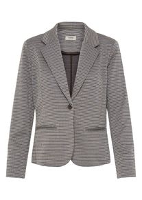 Blusenblazer Fransa "Damen Blazer FRBABETT", Damen, Gr. L, rot (hot fudge check), Obermaterial: 72% Polyester PES. 26% Viskose CV. 2% Elasthan EL., Blazer Blusenblazer
