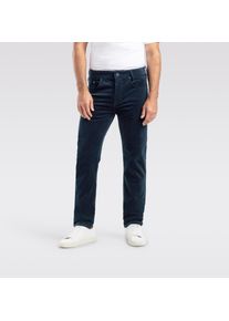 Cordhose MAC "Arne", Herren, Gr. 40, L&auml;nge 34, blau (midnight blau), Web, Obermaterial: 98% Baumwolle, 2% Elasthan, unifarben, normal lang, Hosen Cordhose, im 5-Pocket-Style und mit Stretch