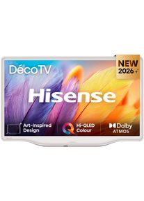 HISENSE LED-Fernseher "32S5Q", Energieeffizienz: E, wei&szlig;, 32 &Prime;, Fernseher, 2K FHD Deco TV, LED-Fernseher