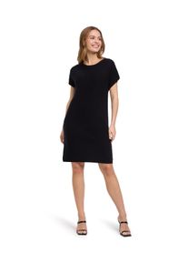 Sommerkleid Falke "Cotton Knit", Damen, Gr. S, Normalgr&ouml;&szlig;en, schwarz (schwarz (3000)), Kleider Sommerkleid