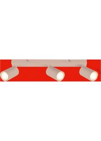 Briloner Leuchten LED Deckenspot "TIB", wei&szlig; (beige), 3, H: 15,5cm, 1 Stk., Leuchten, 44x8,5 cm, Wohnzimmer, Schlafzimmer, Flur, B&uuml;ro, LED Deckenspot