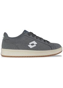 Sneaker Lotto, Herren, Gr. 41, wei&szlig; (grau, wei&szlig;), Synthetik, Schuhe Sneaker, - mit bequem gepolsterter Schaftkante