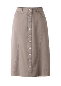 Jeansrock WITT "Jeans-Rock Jeansrock in Stretch-Qualit&auml;t", Damen, Gr. 19, beige (taupe), Modisch, R&ouml;cke Jeansrock