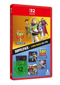 Atari Spielesoftware "Toy Story: Retro Roundup + Toy Story 3 Complete Edition Double Pack", bunt (wei&szlig;, neutral), Nintendo Switch 2, Spielesoftware, Spielesoftware