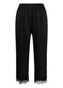 Stoffhose Kaffe CURVE "Damen Casual Hose KCthilda", Damen, Gr. 54, N-Gr, schwarz (schwarz deep cc.), Obermaterial: 100% Polyester PES., Hosen Stoffhose