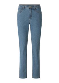 Bequeme Jeans SIEH AN "Jeans 5-Pocket-Jeans", Damen, Gr. 38, N-Gr, blau (blau, bleached), Denim/Jeans, , Sportlich, gerade, Jeans Bequeme Jeans