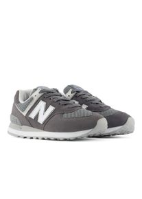 Sneaker New Balance "574", Damen, Gr. 37,5, magnet, light silber metallic, Leder, Textil, Schuhe Sneaker