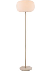 Sch&ouml;ner Wohnen Kollektion LED Au&szlig;en-Stehlampe "LUMARA", beige (macchiato), H:153cm &Oslash;:40cm, SCH&Ouml;NER WOHNEN-KOLLEKTION, Leuchten, LED Au&szlig;en-Stehlampe, Kabellose Akku-Lampe, dimmbar, IP54, Macchiato &ndash; f&uuml;r innen & au&szlig;en