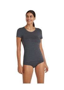 Funktionsunterhemd Falke "Daily ClimaWool", Herren, Gr. XL, 1 Stk., N-Gr, dunkelgrau, heather (3278), Unterhemden Funktionsunterhemd