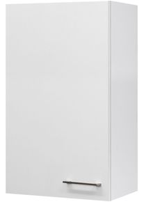 H&auml;ngeschrank Flex-Well "Kopenhagen", wei&szlig; (wei&szlig; matt), B:50cm H:89cm T:32cm, Holzwerkstoff, Schr&auml;nke, H&auml;ngeschrank, (B x H x T) 50 x 89 x 32 cm