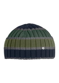 Strickm&uuml;tze Burlington "Stripe Fishermen", Damen, Gr. onesize, gr&uuml;n (tundra pine (7117)), M&uuml;tzen Strickm&uuml;tze