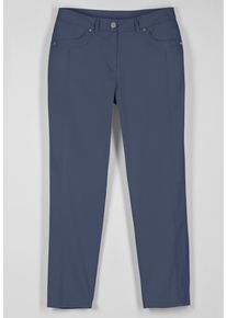 Bequeme Jeans WITT "7/8-Jeans 7/8-Jeans mit optisch streckenden N&auml;hten", Damen, Gr. 52, N-Gr, blau (rauchblau), Denim/Jeans;Twill, , Modisch, schmal, Jeans Bequeme Jeans