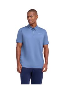 Poloshirt Falke "Falke Polo Shirt", Herren, Gr. M, blau steel (6958), Shirts Poloshirt