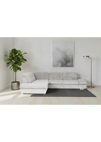 Ecksofa DIE PLANBAR "MP-IN17004 L-Form, Breite 323 cm, mit Kaltschaum-Polsterung", grau, B:323cm H:84cm T:260cm, 100% Polyester, Sofas, Ecksofa, inkl. Sitztiefenverstellung, wahlweise weitere Funktionen