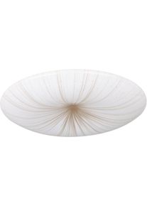 Eglo Deckenleuchte "NIEVES 1", wei&szlig;, &Oslash; 31cm H: 6cm, 1 Stk., Leuchten, Wohnzimmerlampe, Schlafzimmer, K&uuml;che, Flur, zeitloses Design, Deckenleuchte