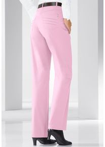 Stoffhose COSMA "Hose Funktionshose schmutzabweisend und knitterarm", Damen, Gr. 24, K-Gr, rosa (ros&eacute;), Sportlich, gerade, Hosen Stoffhose
