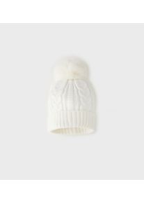 Outdoorhut IDO "BABY GIRL ACCESSORIES", Jungen, Gr. 51, sanftes wei&szlig;, Viskose, H&uuml;te Outdoorhut