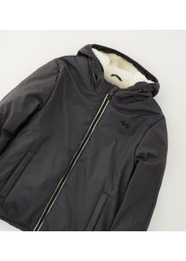 Outdoorjacke IDO "BOY JACKET", Jungen, Gr. 152, schwarz (grau), 100% Polyamid, Jacken Outdoorjacke
