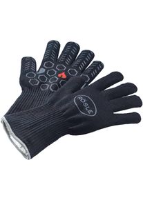 R&ouml;sle Grillhandschuhe R&Ouml;SLE "Premium, 25240", schwarz (schwarz, wei&szlig;), Topflappen, Grillhandschuhe, atmungsaktiv, temperaturbest&auml;ndig bis 350C, Baumwoll-Innenfutter