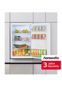 Hanseatic Einbauk&uuml;hlschrank "HEKS8854E", Energieeffizienz: E, silber (wei&szlig;), Rechtsanschlag, wechselbar, K&uuml;hlschr&auml;nke, inkl. 3 Jahre Herstellergarantie, Einbauk&uuml;hlschrank