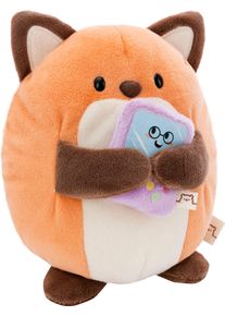 Kuscheltier Nici "mymochi, Fuchs Geeks 27 cm mit Video Spiel", beige, Pl&uuml;schfiguren, KinderB:20cm H:27cm L:24cm, Pl&uuml;sch, Kuscheltier, B:20cm H:27cm L:24cm