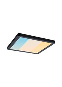 Paulmann LED Panel "Atria Shine 3000K IP44 White Select eckig", schwarz, 1, H: 3,2cm, 1 Stk., Leuchten, Farbwechsler, LED Panel