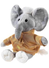 Kuscheltier Heunec "Hoody Crew, Elefant Eddy Erdnuss 35 cm", grau, Pl&uuml;schfiguren, KinderB:15cm L:35cm T:18cm, Polyester, Kuscheltier, B:15cm L:35cm T:18cm