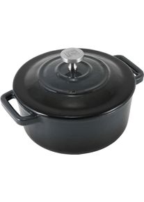 CS SOLINGEN Fleischtopf CARL SCHMIDT SOHN "Xanten", schwarz, H:10cm &Oslash;:10cm, T&ouml;pfe, Fleischtopf, &Oslash; 10 cm, Induktion