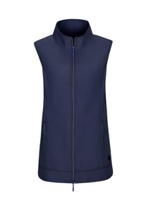 Funktionsweste WITT "Funktions-Weste Funktionsweste mit 2-Wege-Rei&szlig;verschluss", Damen, Gr. 54, blau (marine), Basic, gerade, Westen Funktionsweste
