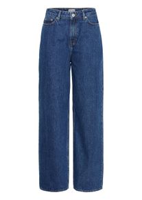 Regular-fit-Jeans Ichi "Damen Jeans IHJULIA", Damen, Gr. 25, L&auml;nge 32, blau (washed dunkelblau), Obermaterial: 100% Baumwolle CO., Jeans Regular-fit-Jeans