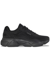 Sneaker Lotto, Damen, Gr. 44, schwarz, Kunstfaser, Synthetik, unifarben, Schuhe Sneaker, - mit bequem gepolsterter Schaftkante