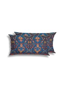 Kissenbez&uuml;ge Florella "Elkan nblau Flausch-Flanell, 100% Baumwolle", blau (nblau), B:40cm H:80cm L:80cm, Flanell, Obermaterial: 100% Baumwolle CO., Kissenbez&uuml;ge, Kissenbez&uuml;ge