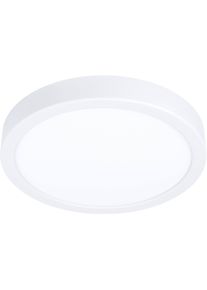 Eglo Aufbauleuchte "Fueva 6-Z Deckenlampe, ZigBee, App und Sprachsteuerung, Badlampe, IP44", wei&szlig;, 1, &Oslash; 21,1cm H: 2,5cm, 1 Stk., Leuchten, Aufbauleuchte - H2,5 x &Oslash;21,1 cm - wei&szlig; - 11,2W inkl., Aufbauleuchte