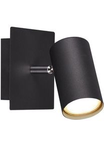 Trio LEUCHTEN Wandleuchte "Marley", schwarz, 1, H: 15cm, Leuchten, Wandleuchte