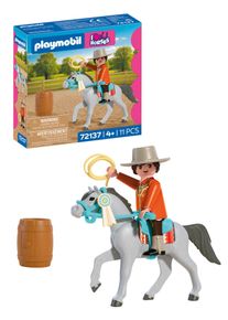 Konstruktions-Spielset Playmobil "Westernreiten (72137), I Love Horses", bunt, Spielbausteine, Kinder, Kunststoff, Konstruktions-Spielset, Made in Europe
