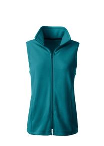 Jerseyweste SIEH AN "Fleece-Weste Fleeceweste mit Antipilling-Ausr&uuml;stung", Damen, Gr. 48, blau (petrol), Fleece, , Basic, Westen Jerseyweste
