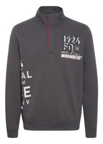 Troyer FQ1924 "Troyer FQWilliam", Herren, Gr. M, grau (asphalt), Obermaterial: 65% Viskose CV. 30% Polyester PES. 5% Elasthan EL., Pullover Troyer