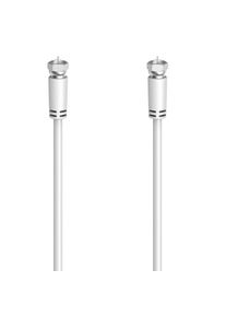 Hama SAT-Kabel "SAT-Anschlusskabel, F-Stecker - F-Stecker, 1,5 - 10 m, 90 dB", wei&szlig;, 300cmcm, Kabel, SAT-Kabel