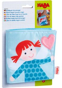 Greifspielzeug Haba "Stoffbuch Schutzengel", bunt, Greifspielzeug, BabyB:13,5cm H:13,5cm, Polyester, Greifspielzeug, mit Befestigungsschlaufe, B:13,5cm H:13,5cm