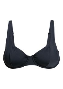 B&uuml;gel-Bikini-Top Roxy "Beach Classics", Damen, Gr. S, grau (anthrazit), Obermaterial: 87% Nylon, 13% Elasthan., Bikini-Oberteile B&uuml;gel-Bikini-Top
