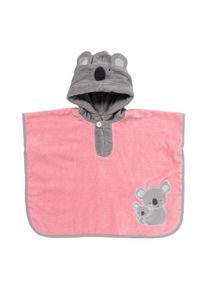 Kinderbademantel SCHLUMMERSACK "Ponchos" Gr. 18M, rosa (koala), 1-3 Jahre, Obermaterial: 100% Baumwolle CO., Hausm&auml;ntel, Kinderbademantel