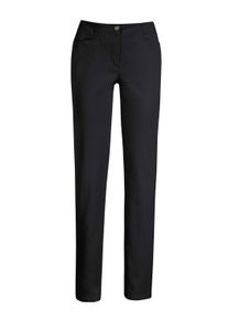 Bequeme Jeans COSMA "Jeans Jeans mit innenliegendem Dehnbund", Damen, Gr. 4, Normalgr&ouml;&szlig;en, schwarz, Sportlich, gerade, Jeans Bequeme Jeans