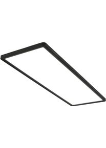 Briloner Leuchten LED Panel "Slim", schwarz, 1, H: 3cm, Leuchten, Deckenlampe, ultraflach, Backlighteffekt, Wohnzimmer, Schlafzimmer, LED Panel