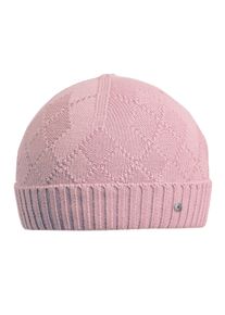 Strickm&uuml;tze Burlington "Argyle Accent", Damen, Gr. onesize, rosa (rosewood (8521)), M&uuml;tzen Strickm&uuml;tze