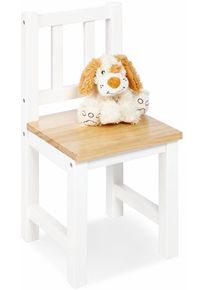 Stuhl Pinolino "Fenna wei&szlig;/natur", wei&szlig;, St&uuml;hle, Kinder, B/H/T: 26cm x 54cm x 26cm, Massivholz, Stuhl, f&uuml;r Kinder, B:26cm H:54cm T:26cm