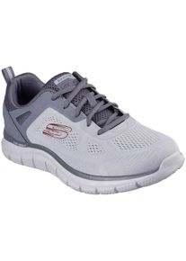 Wanderschuh Skechers "Track", Kinder, Gr. 48,5, grau, Obermaterial: 50% Rindsleder Leather cow. 50% Lammleder LEL., Schuhe Wanderschuh